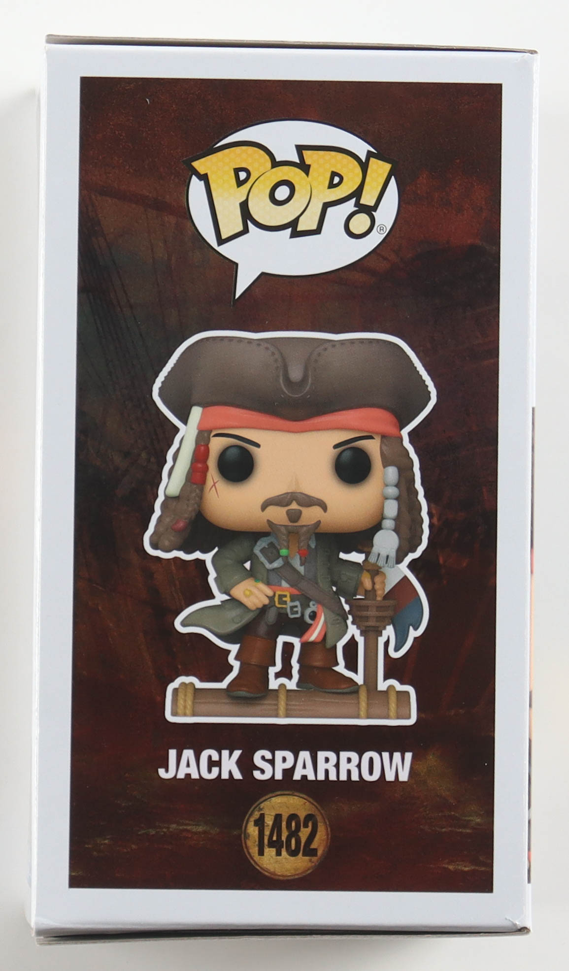 Johnny Depp Signed "Pirates of the Caribbean" Jack Sparrow #1482 Funko Pop! Vinyl Figure (Beckett) at PristineAuction.com Johnny Depp Signed "Pirates of the Caribbean" Jack Sparrow #1482 Funko Pop! Vinyl Figure (Beckett) at PristineAuction.com