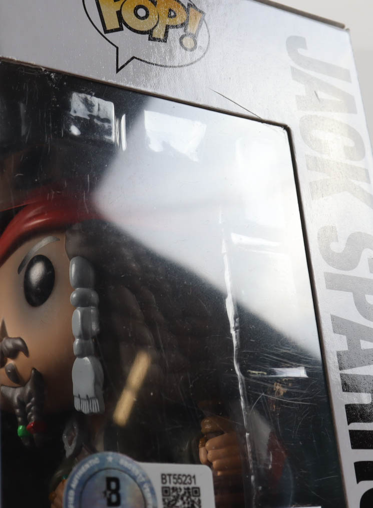 Johnny Depp Signed "Pirates of the Caribbean" Jack Sparrow #1482 Funko Pop! Vinyl Figure (Beckett) at PristineAuction.com Johnny Depp Signed "Pirates of the Caribbean" Jack Sparrow #1482 Funko Pop! Vinyl Figure (Beckett) at PristineAuction.com