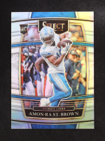 Amon-Ra St. Brown 2021 Select Prizm Silver #73 RC at PristineAuction.com
