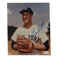 Enos Slaughter Signed Yankees 8x10 Photo (JSA) at PristineAuction.com
