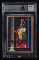 Shawn Kemp Signed 1990-91 Skybox #268 RC (BGS | Autograph Graded 10) at PristineAuction.com