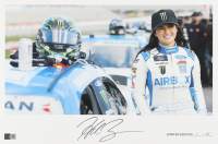 Hailie Deegan Signed LE NASCAR 12x18 Print (PA) at PristineAuction.com
