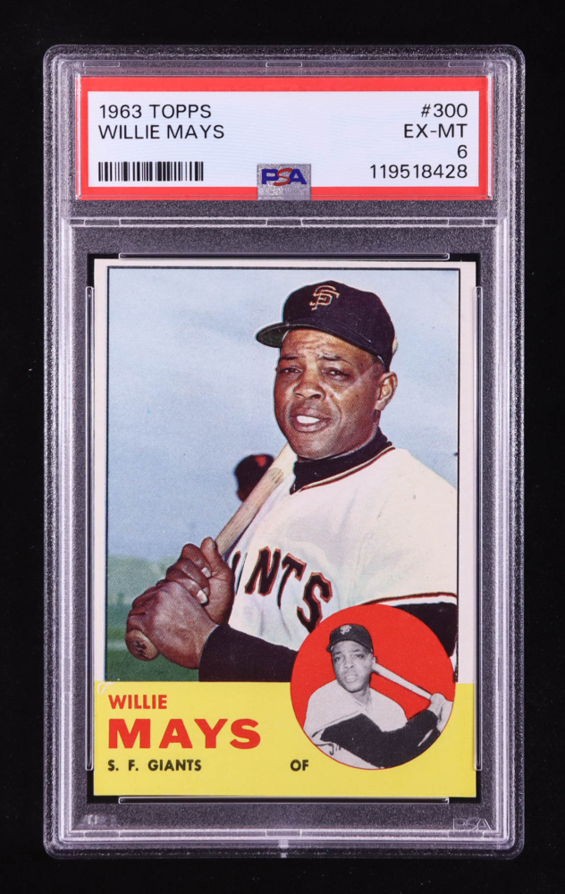 Willie Mays 1963 Topps #300 (PSA 6)