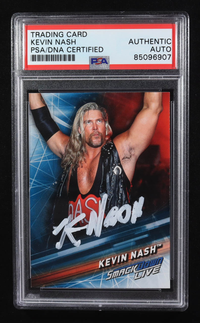 Kevin Nash Signed 2019 Topps Trading Card Smackdown Live #79 (PSA | Autograph Graded PSA Authentic) at PristineAuction.com Kevin Nash Signed 2019 Topps Trading Card Smackdown Live #79 (PSA | Autograph Graded PSA Authentic) at PristineAuction.com