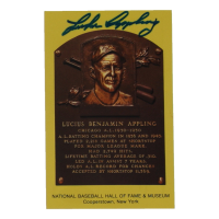 Luke Appling Signed Hall of Fame Plaque Postcard (JSA) at PristineAuction.com