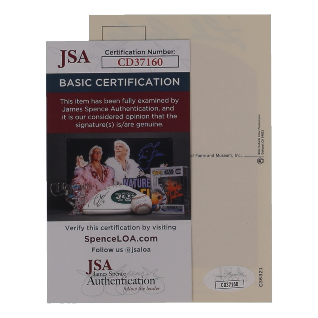 Luke Appling Signed Hall of Fame Plaque Postcard (JSA) at PristineAuction.com Luke Appling Signed Hall of Fame Plaque Postcard (JSA) at PristineAuction.com