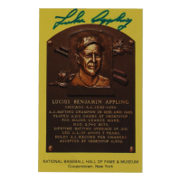 Luke Appling Signed Hall of Fame Plaque Postcard (JSA) at PristineAuction.com