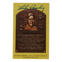 Luke Appling Signed Hall of Fame Plaque Postcard (JSA) at PristineAuction.com