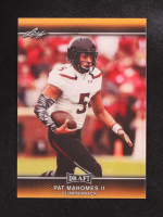 Patrick Mahomes II 2017 Leaf Draft #56 RC at PristineAuction.com