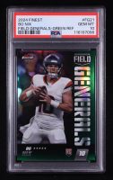 Bo Nix 2024 Finest Field Generals Green Refractors #FG21 RC #65/75 (PSA 10) at PristineAuction.com