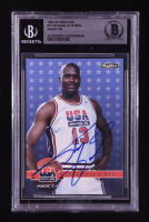 Shaquille O'Neal Signed LE 1994 SkyBox USA #72 Magic On (BGS) at PristineAuction.com