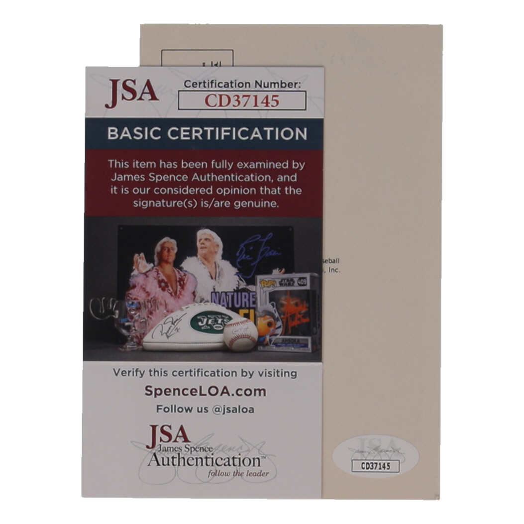 Lou Boudreau Signed Hall of Fame Plaque Postcard (JSA) at PristineAuction.com Lou Boudreau Signed Hall of Fame Plaque Postcard (JSA) at PristineAuction.com