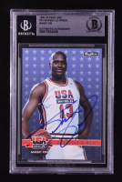 Shaquille O'Neal Signed LE 1994 SkyBox USA #72 Magic On (BGS) at PristineAuction.com