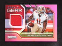Brandon Aiyuk 2020 Panini Prizm Rookie Gear Pink #29 RC at PristineAuction.com