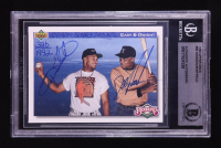 Dwight Gooden & Gary Sheffield Signed LE 1992 Upper Deck #84 (BGS) at PristineAuction.com