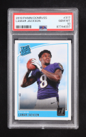 Lamar Jackson 2018 Donruss #317 RR RC (PSA 10) at PristineAuction.com