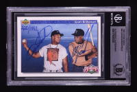 Dwight Gooden & Gary Sheffield Signed LE 1992 Upper Deck #84 (BGS) at PristineAuction.com