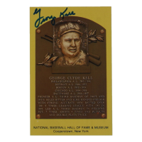 George Kell Signed Hall of Fame Plaque Postcard (JSA) at PristineAuction.com