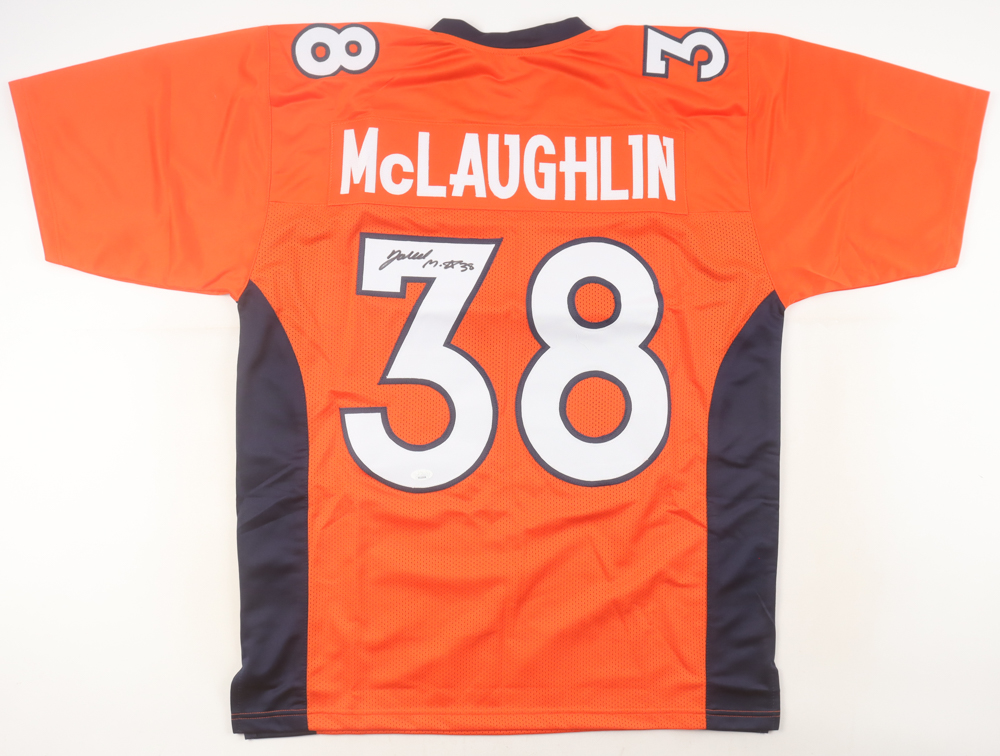 Jaleel McLaughlin Signed Jersey (JSA) at PristineAuction.com Jaleel McLaughlin Signed Jersey (JSA) at PristineAuction.com