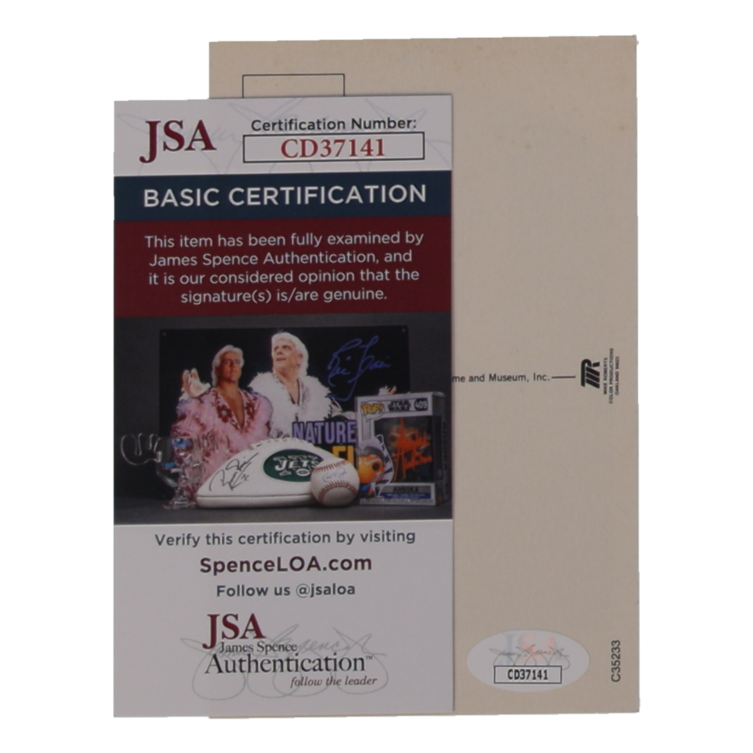 Robin Roberts Signed Hall of Fame Plaque Postcard (JSA) at PristineAuction.com Robin Roberts Signed Hall of Fame Plaque Postcard (JSA) at PristineAuction.com