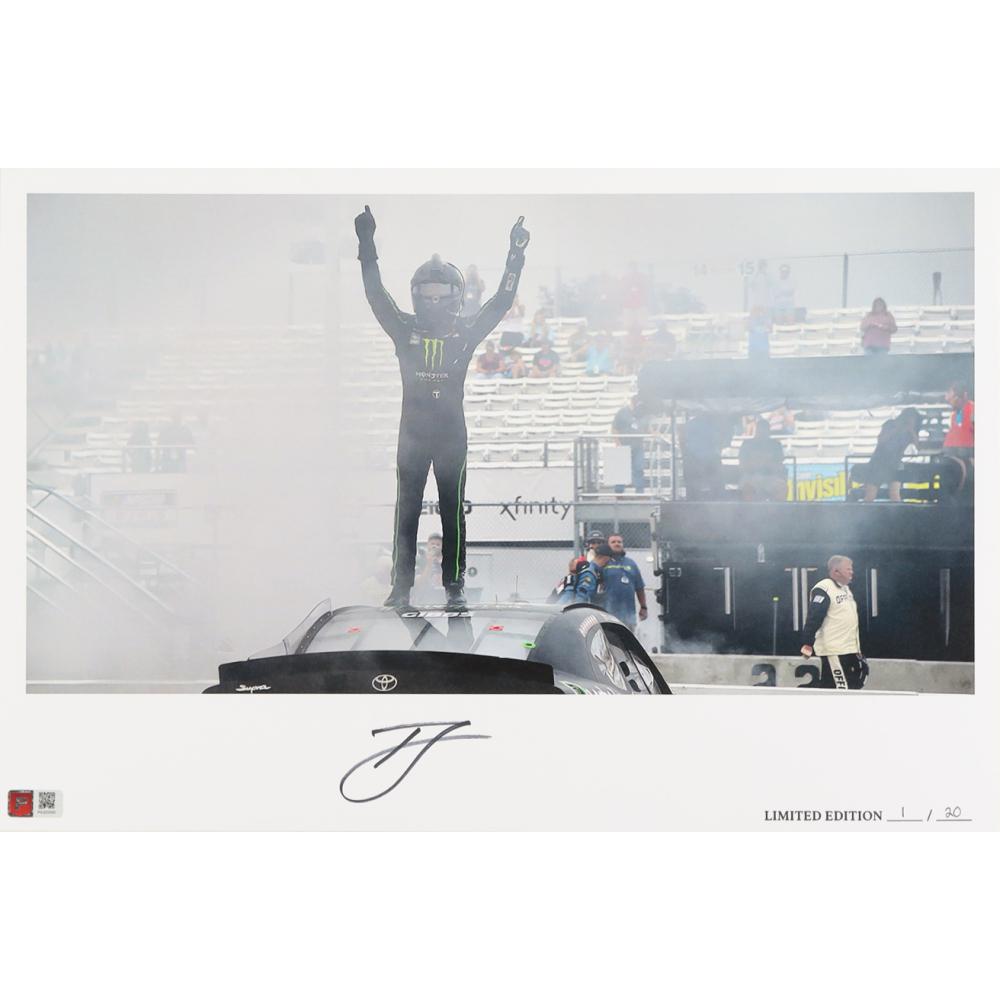 Ty Gibbs Signed LE "Skrewball Peanut Butter Whiskey 200 at The Glen Victory" 12x18 Print (PA) at PristineAuction.com