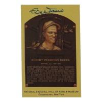 Bobby Doerr Signed Hall of Fame Plaque Postcard (JSA) at PristineAuction.com