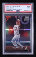 Mike Trout 2022 Stadium Club Chrome Insert Autographs #200 #08/20 (PSA 9) at PristineAuction.com