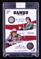 John Rambo/Will Teasle 2024 Keepsake Edition First Blood Dual Laser Signapatch #153 #28/50 at PristineAuction.com