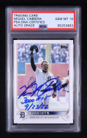 Miguel Cabrera Signed 2022 Topps Update #US183 Inscribed "3000 Hits 4/23/22" (PSA | Autograph Grade 10) at PristineAuction.com