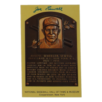 Joe Sewell Signed Hall of Fame Plaque Postcard (JSA) at PristineAuction.com