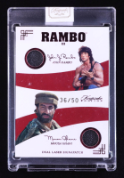 John Rambo/Mousa Ghani 2024 Keepsake Edition Dual Laser Rambo III Signapatch #160 #36/50 at PristineAuction.com