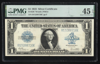 1923 U.S. $1 Silver Certificate - Blue Seal (PMG CEF 45 EPQ) at PristineAuction.com