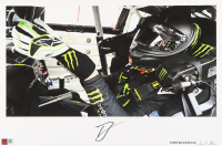 Ty Gibbs Signed LE NASCAR 12x18 Print (PA) at PristineAuction.com