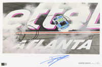 Daniel Suarez Signed LE "2024 Ambetter Health 400 Victory" 12x18 Print (PA) at PristineAuction.com