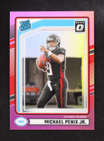 Michael Penix Jr. 2024 Donruss Optic Rated Rookies Preview Pink #308 RC at PristineAuction.com