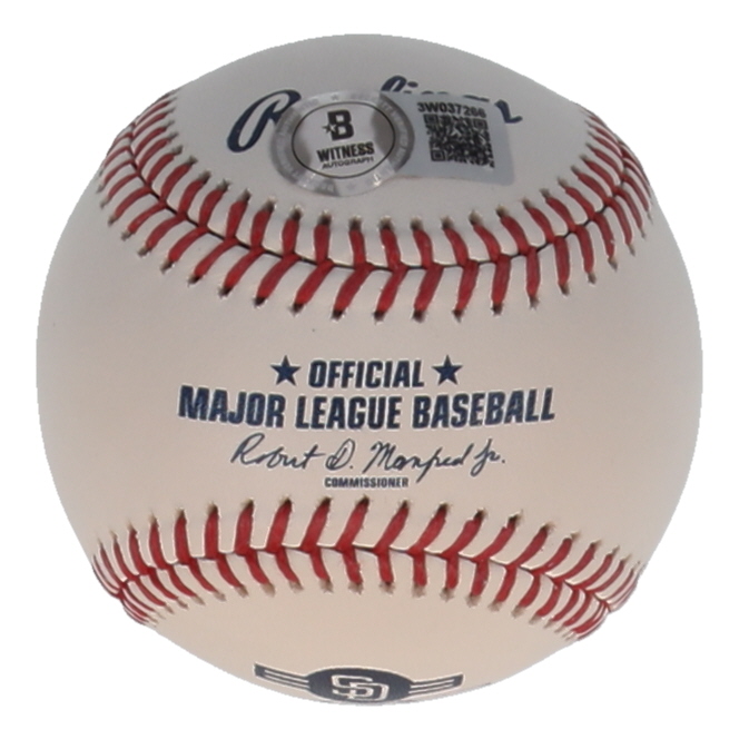 Jackson Merrill Signed OML Padres Logo Baseball (Beckett) at PristineAuction.com Jackson Merrill Signed OML Padres Logo Baseball (Beckett) at PristineAuction.com