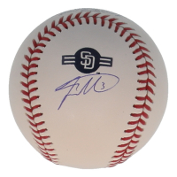 Jackson Merrill Signed OML Padres Logo Baseball (Beckett) at PristineAuction.com