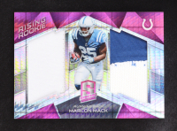 Marlon Mack 2017 Panini Spectra Rising Rookie Materials Neon Pink #18 #05/15 RC at PristineAuction.com
