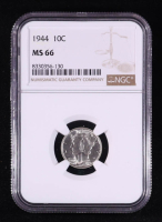 1944 Mercury Silver Dime (NGC MS66) at PristineAuction.com