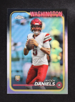 Jayden Daniels 2024 Topps Chrome Refractors #201 RC at PristineAuction.com