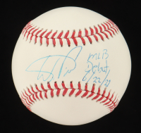 Wander Franco Signed OML Baseball Inscribed "MLB Debut 6/22/21" (Franco & JSA) at PristineAuction.com