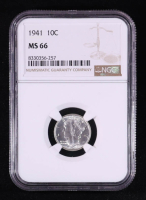 1941 Mercury Silver Dime (NGC MS66) at PristineAuction.com