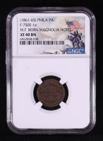 (1861-65) Civil War Token "M.F. Beirn Magnolia Hotel - Philadelphia, Pennsylvania" F-750E-1a (NGC XF40 BN) at PristineAuction.com