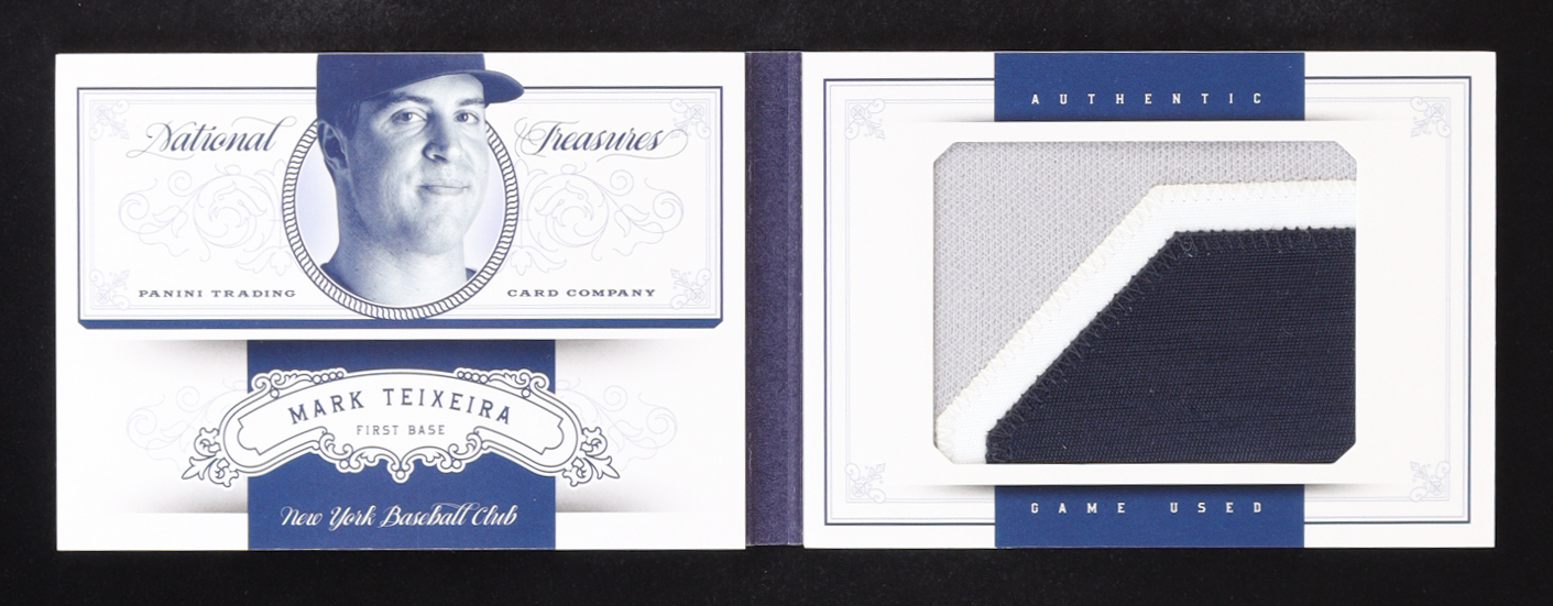 Mark Teixeira 2012 Panini National Treasures Jumbo Materials Prime #14 #05/25 at PristineAuction.com Mark Teixeira 2012 Panini National Treasures Jumbo Materials Prime #14 #05/25 at PristineAuction.com