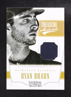 Ryan Braun 2012 Panini National Treasures Treasure Materials #48 #24/99 at PristineAuction.com
