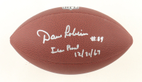 Dave Robinson Signed NFL Football Inscribed "Ice Bowl" & "12-31-67" (Schwartz) at PristineAuction.com