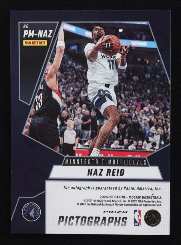Naz Reid 2024-25 Panini Mosaic Pictographs Mosaic #3 | Pristine Auction