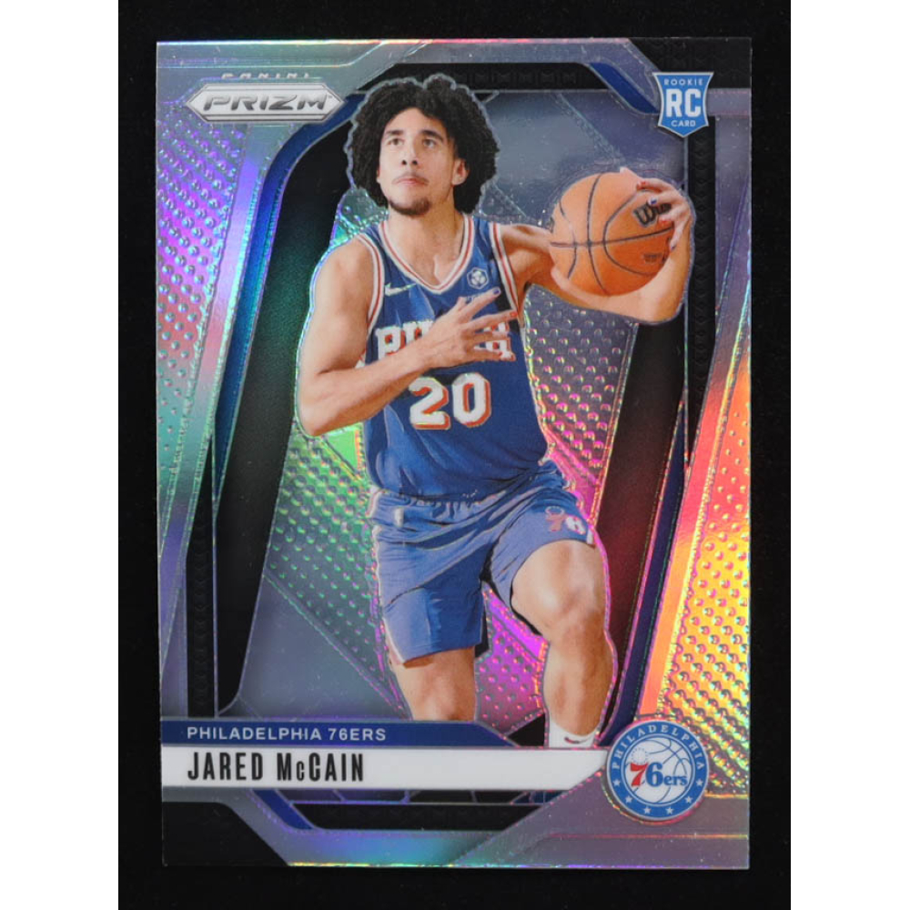 Jared McCain 2024-25 Panini Prizm Prizms Silver #222 RC at PristineAuction.com
