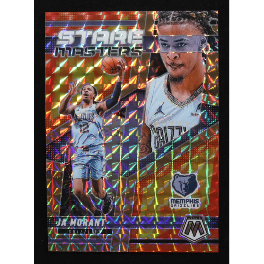 Ja Morant 2024-25 Panini Mosaic Stare Masters Mosaic Bronze #5 #13/75 at PristineAuction.com