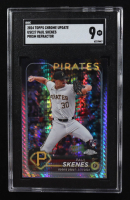 Paul Skenes 2024 Topps Chrome Update Prism Refractor #USC27 (SGC 9) at PristineAuction.com